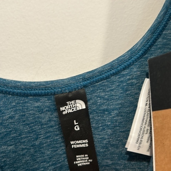 The north face Women’s large Dune Sky Onesie athletic short romper blue heather - Picture 5 of 8